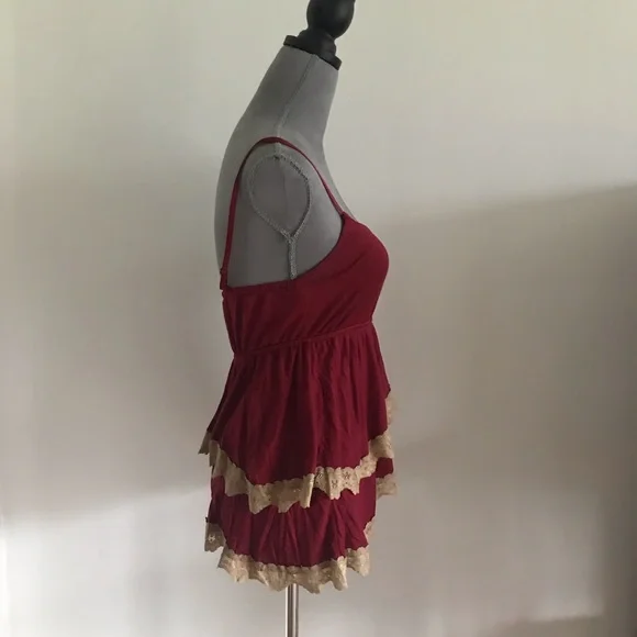 Charlotte Russe ruffle tank. - Picture 6 of 10